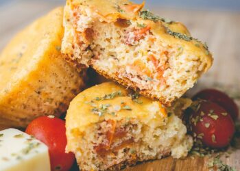 Soft, Fruity, and Wholesome: Peachy Bran Muffins for a Morning Glow